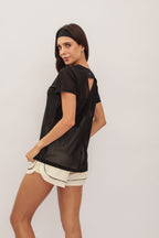 BLUSA TULE ABERTURA COSTAS
