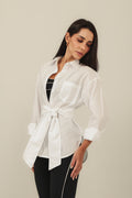 CAMISA OVERSIZED COM FAIXA