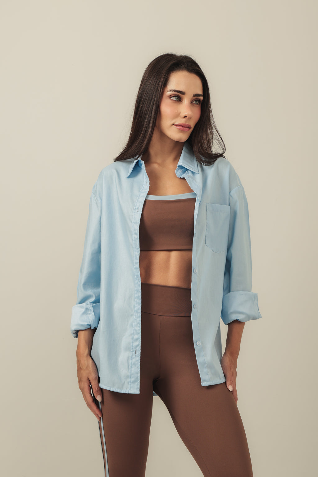 CAMISA OVERSIZED COM FAIXA