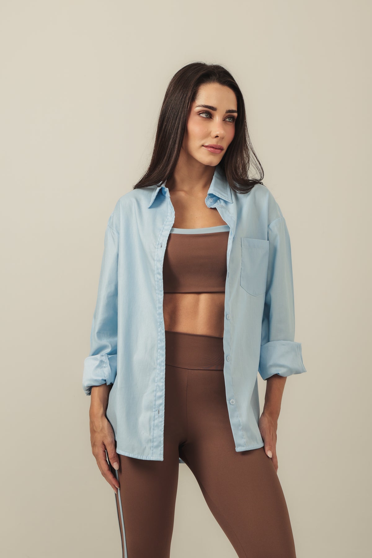 CAMISA OVERSIZED COM FAIXA