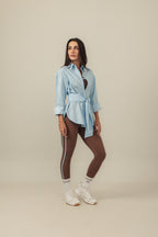 CAMISA OVERSIZED COM FAIXA