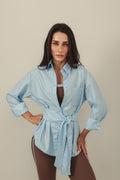 CAMISA OVERSIZED COM FAIXA
