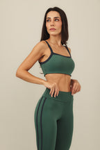 TOP ALÇA E DECOTE BICOLOR