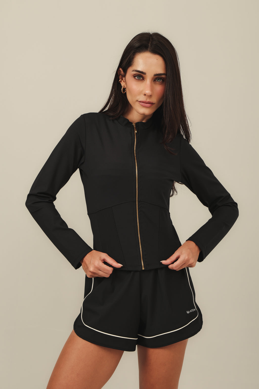 JAQUETA RECORTES CORSET