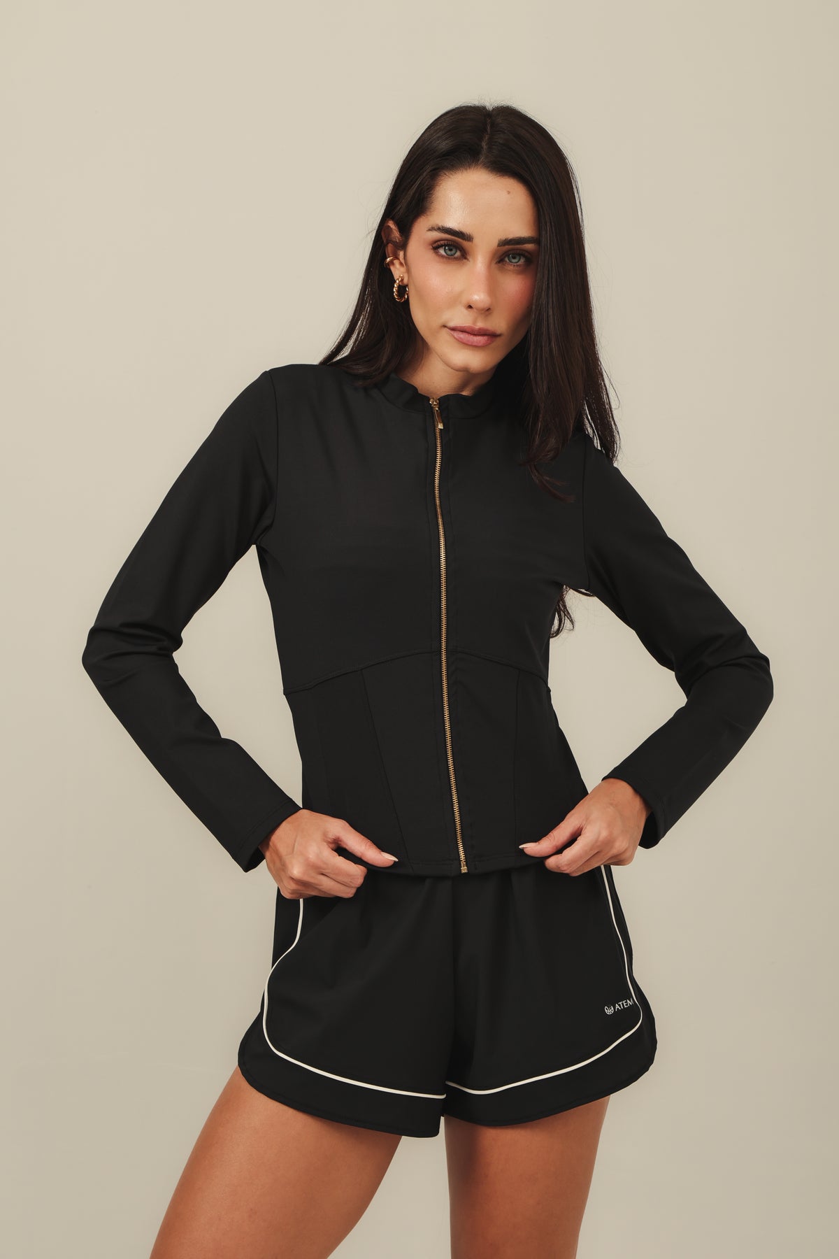 JAQUETA RECORTES CORSET