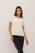 BLUSA MANGA CURTA ABERTURA COSTAS