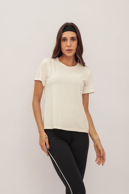 BLUSA MANGA CURTA ABERTURA COSTAS