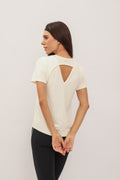 BLUSA MANGA CURTA ABERTURA COSTAS