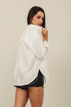 CAMISA OVERSIZED COM FAIXA