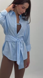 CAMISA OVERSIZED COM FAIXA