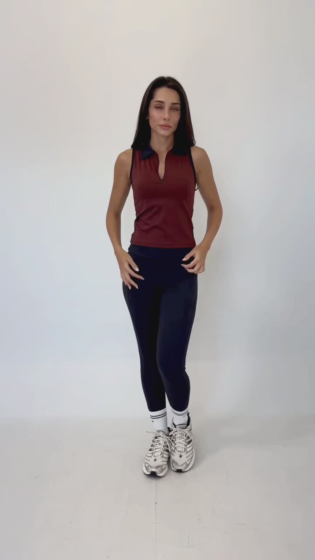 POLO BICOLOR SEM MANGAS