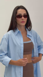 CAMISA OVERSIZED COM FAIXA